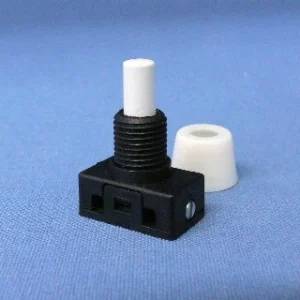 Painonappikytkin 250V 2A valkoinen