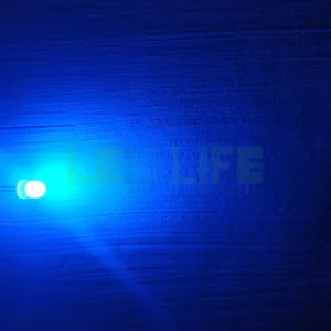 LED 10mm diffusoitu Sininen 770mcd/50°