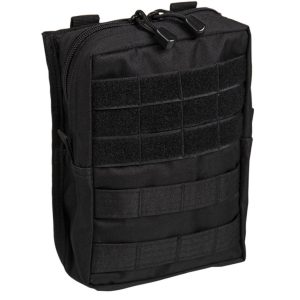 Mil-Tec iso lisätasku Molle-kiinnityksellä musta