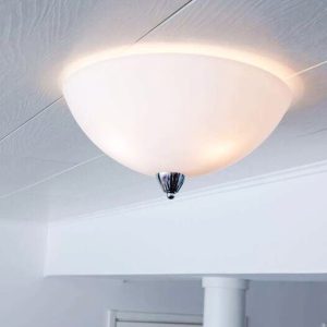 Kattoplafondi Aska 40 cm koukkukiinnitys ja valaisinpistoke valmiina